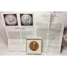 HALL OF FAME MEDAL . JOSEPH STORY